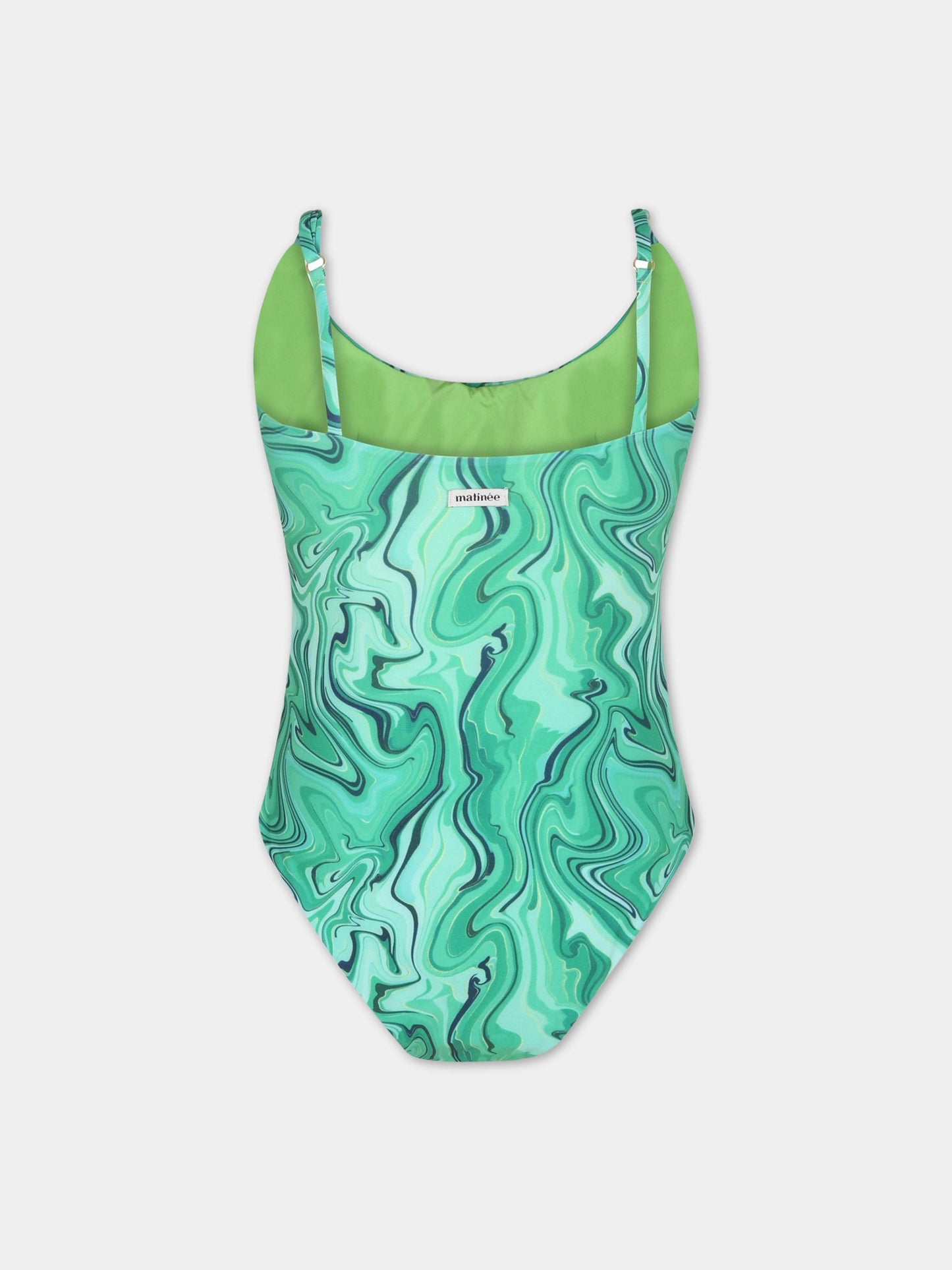 Costume verde da bagno da donna con stampa Malachite,Matineè,CB4015 ISA MALAKITE VERDE