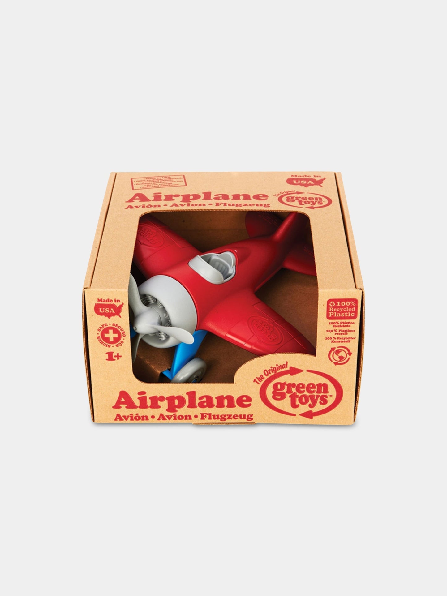 Aereo multicolor per bambini,Green Toys,GTAIRR1026