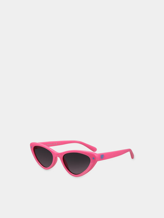 Occhiali fucsia da sole per bambina con iconico occhio,Chiara Ferragni Collection,CF 7029/S 206051 35J47IR