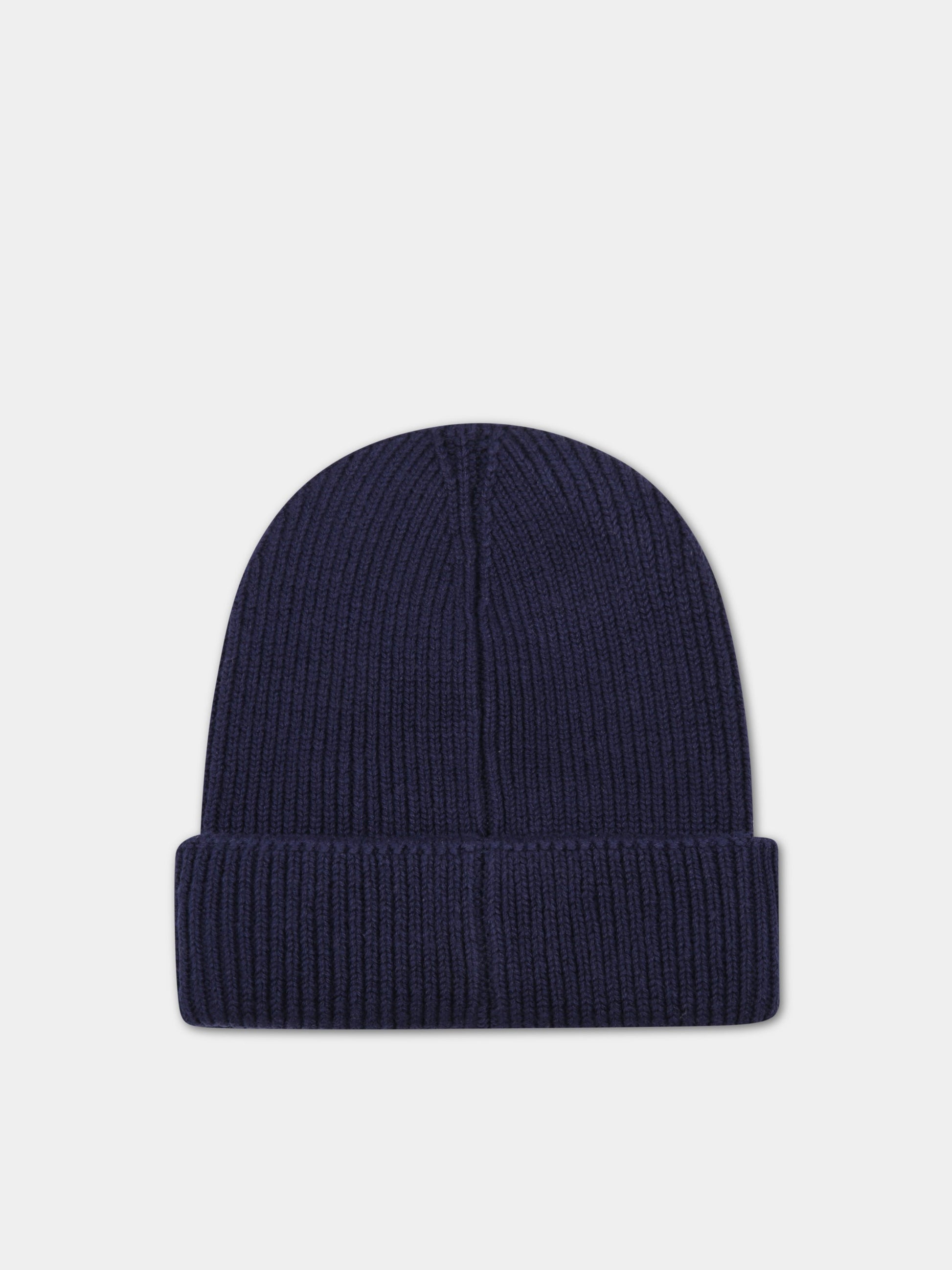 Cappello blu per neonato con logo bianco,Timberland,T01305 85T