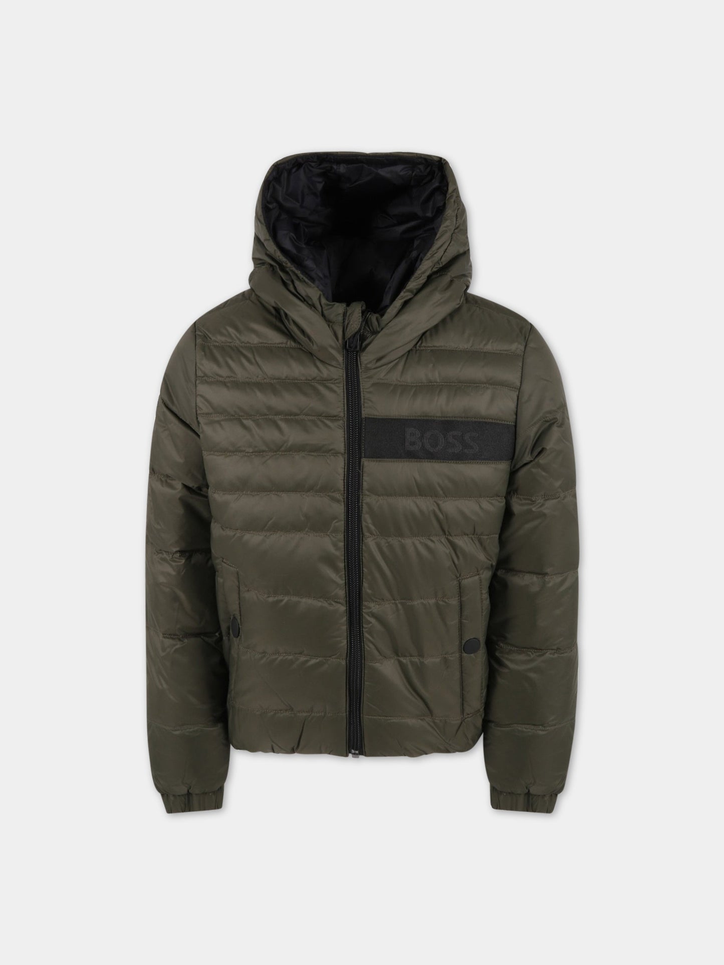 Piumino multicolore per bambino con logo,Hugo Boss,J26487 665