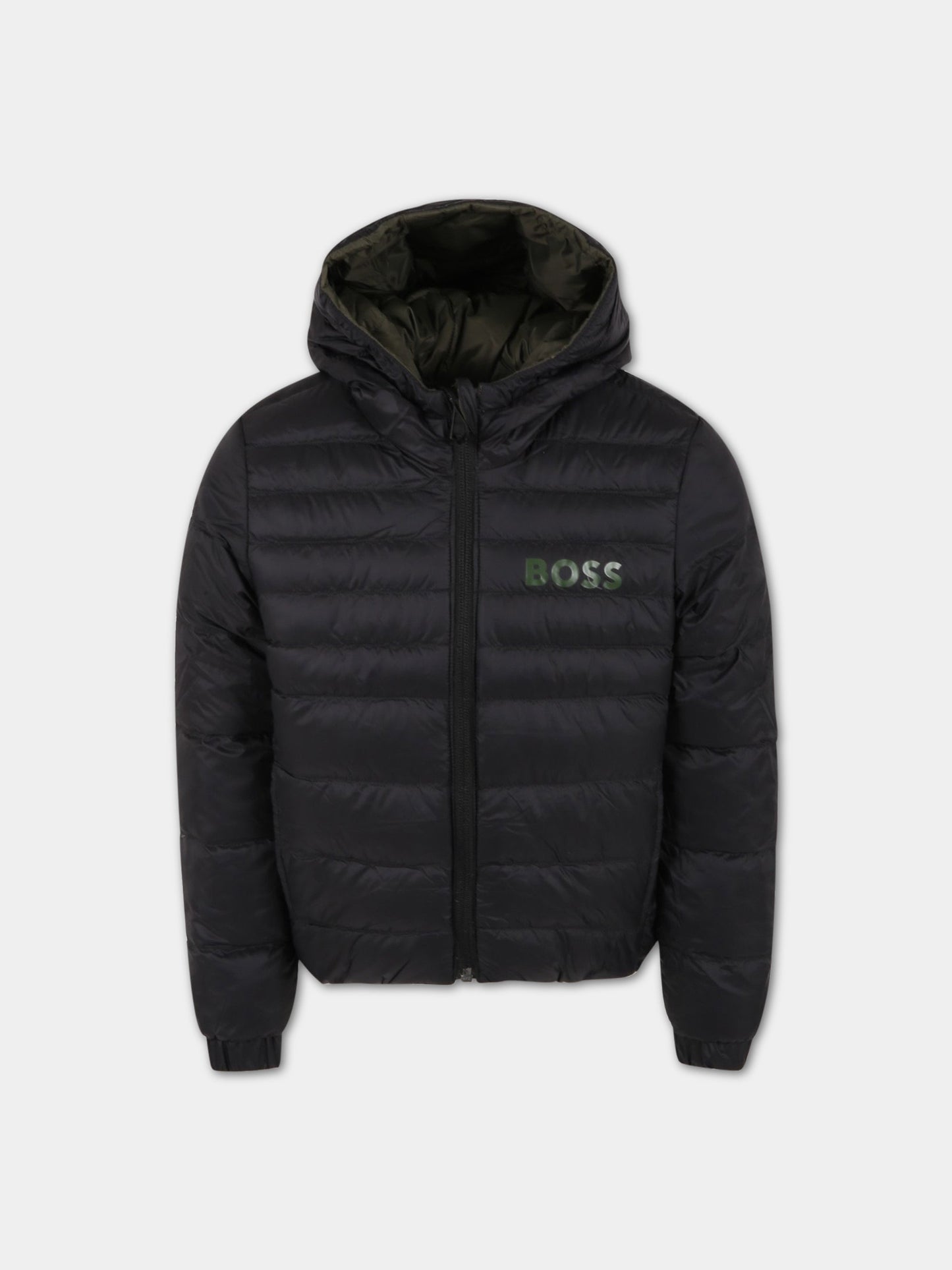 Piumino multicolore per bambino con logo,Hugo Boss,J26487 665