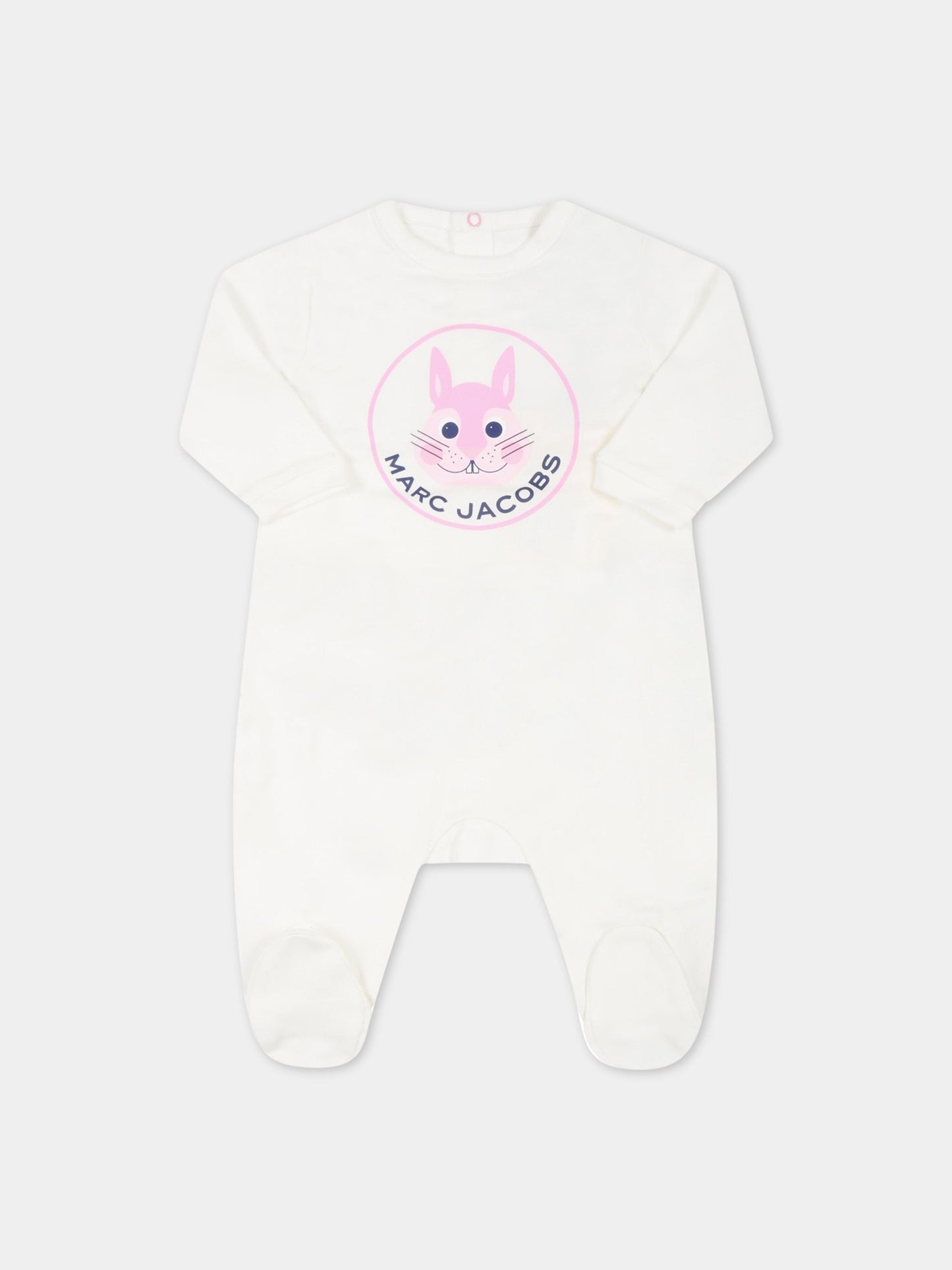 Tutina avorio per neonata con coniglio,Little Marc Jacobs,W97097 117