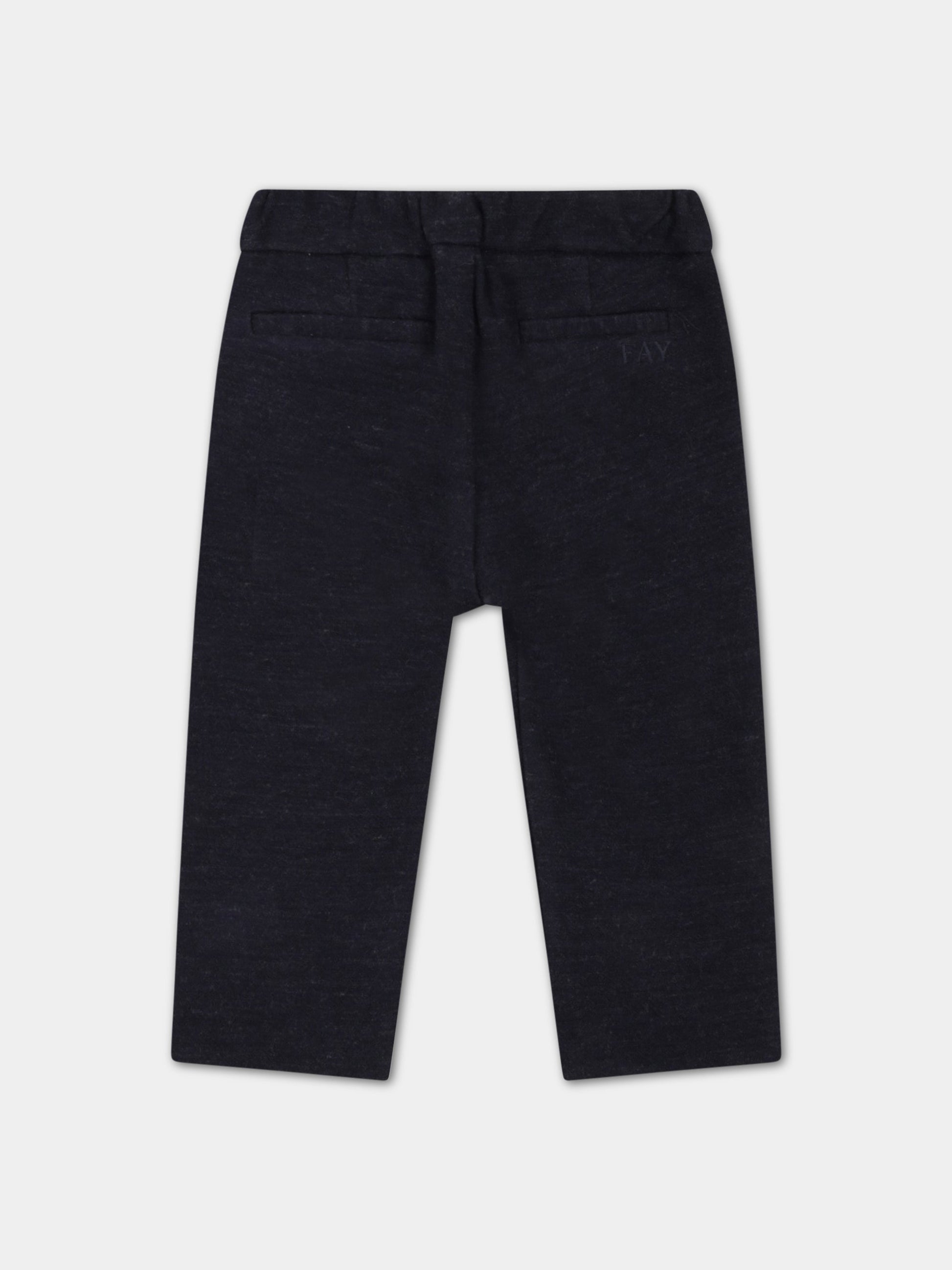 Pantalone blu per neonato,Fay Kids,5R6530 A0082 621AV