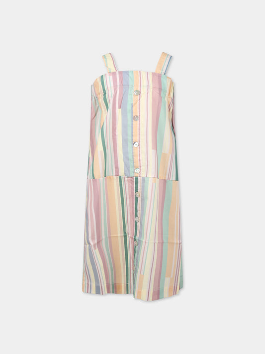 Vestito multicolor per bambina,Coco Au Lait,14COCO1058