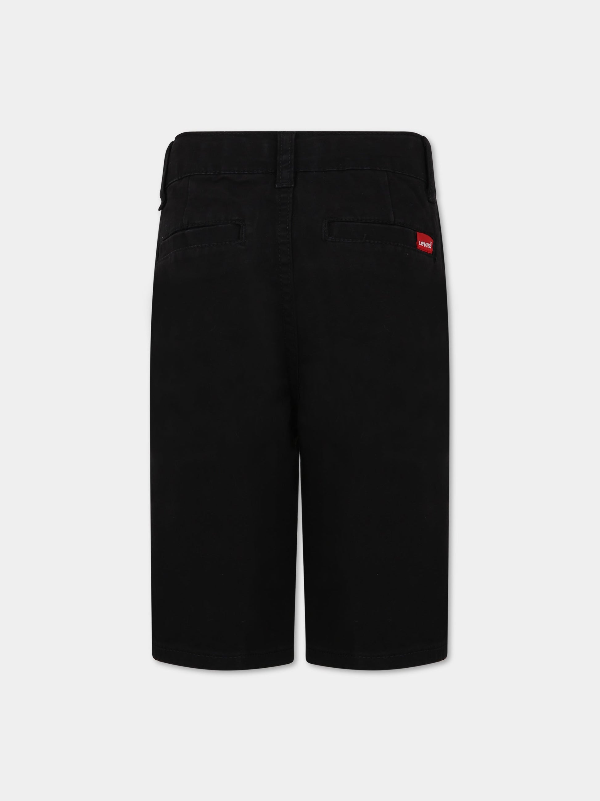 Shorts neri per bambino con logo,Levi's Kids,23SMLK8EH822 K84