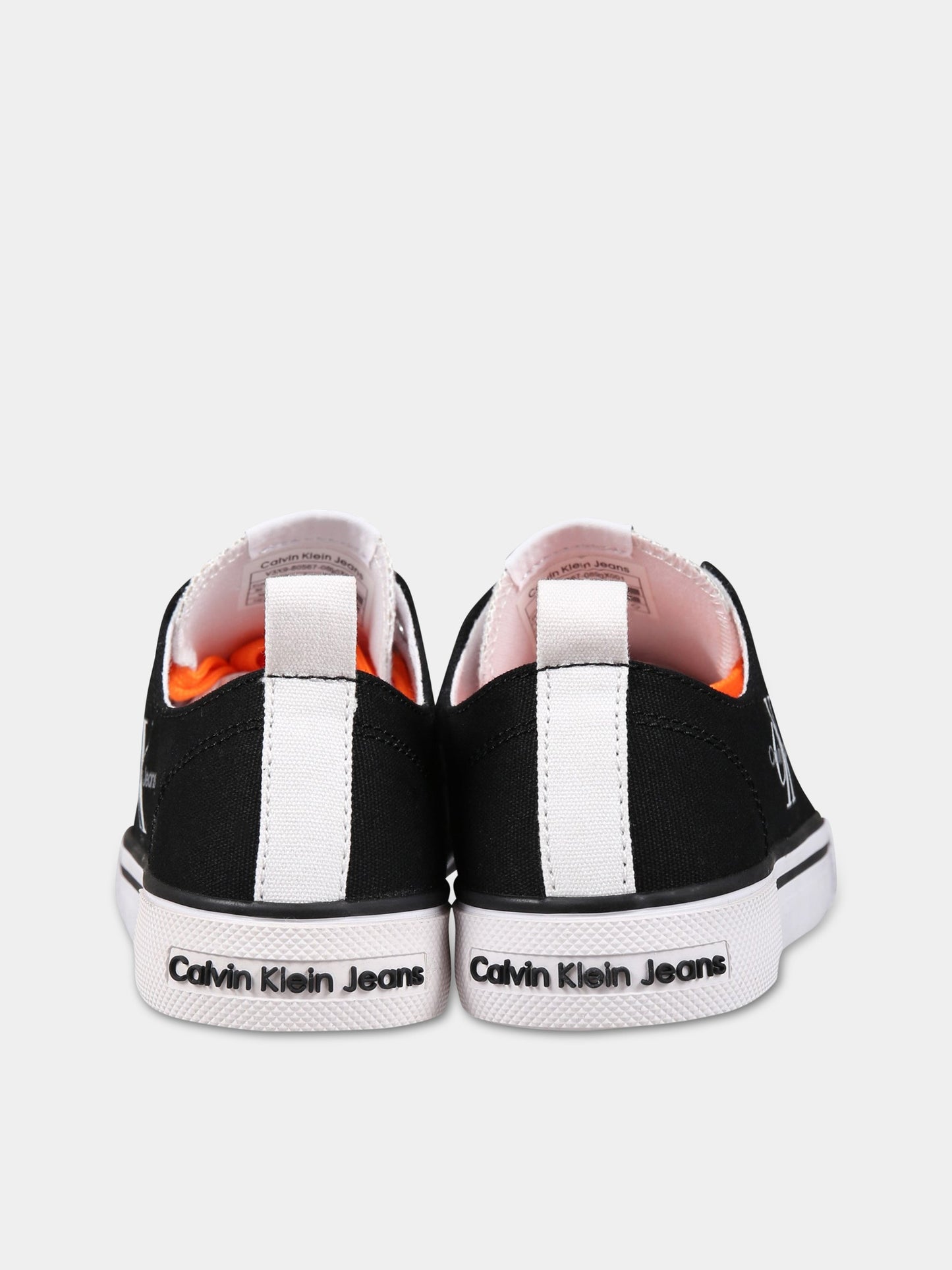Sneakers nere per bambini con logo,Calvin Klein Kids,V3X9 80567 0890X001