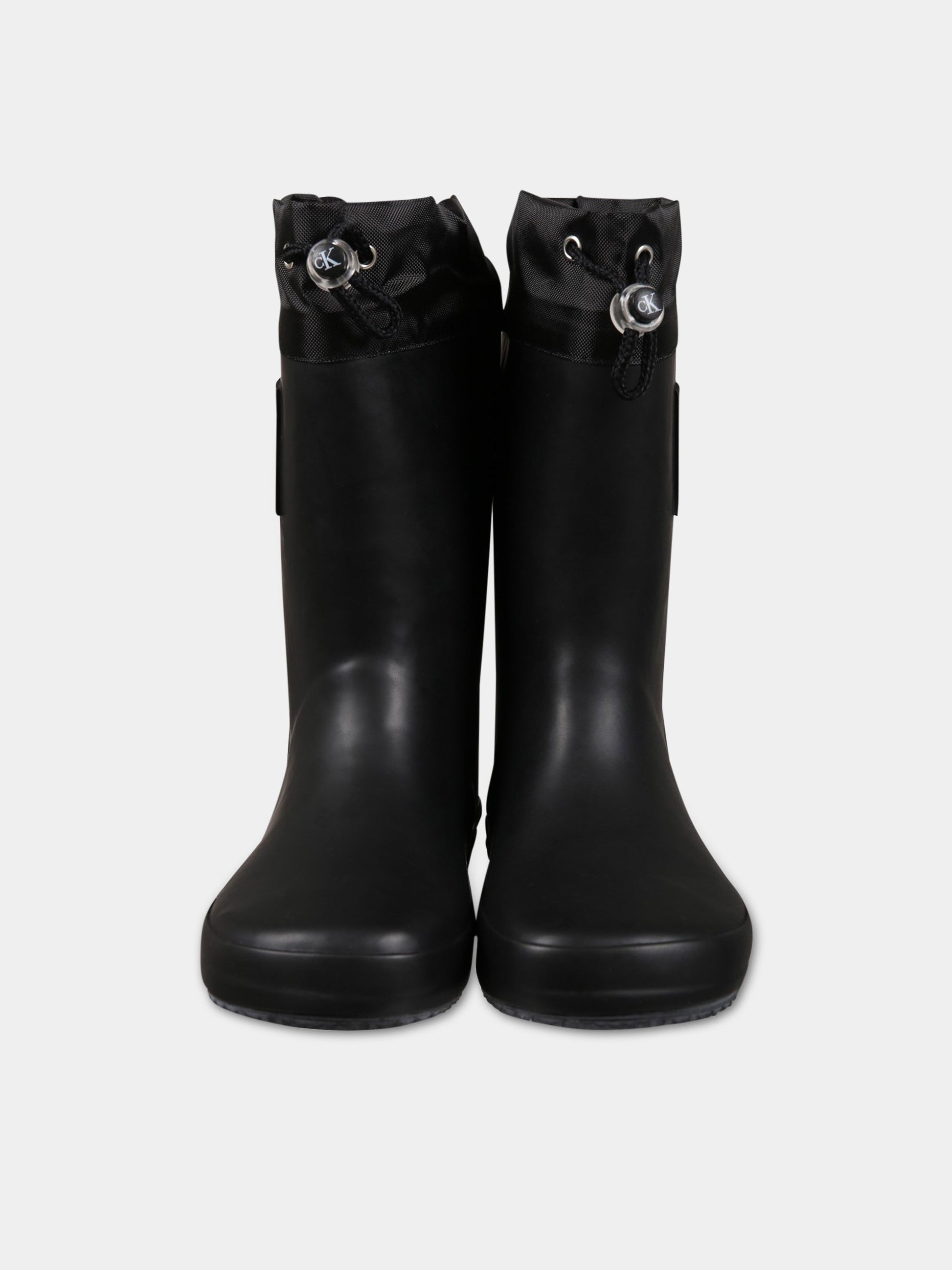 Stivali neri per bambina,Calvin Klein Kids,V3X6 80425 0083999