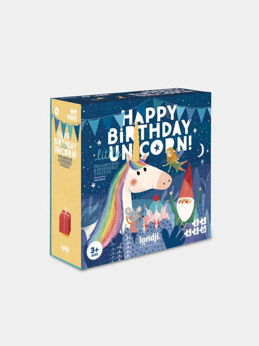 Puzzle multicolor per bambini con unicorno,Londji,PZ572U