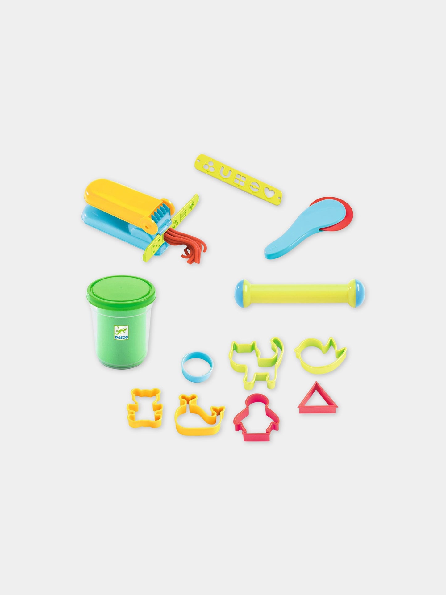 Set multicolor per bambini con pasta da gioco,Djeco,DJ09755