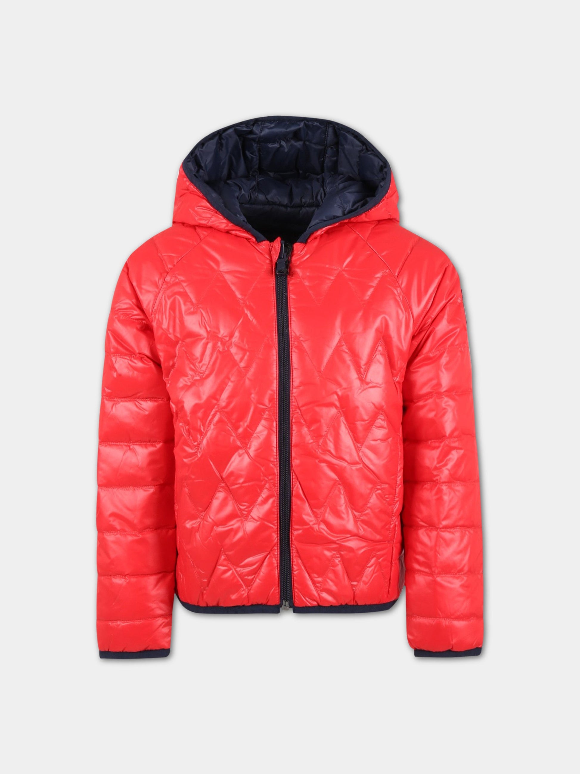 Piumino reversibile per bambino con logo,Hugo Boss,J26457 97E