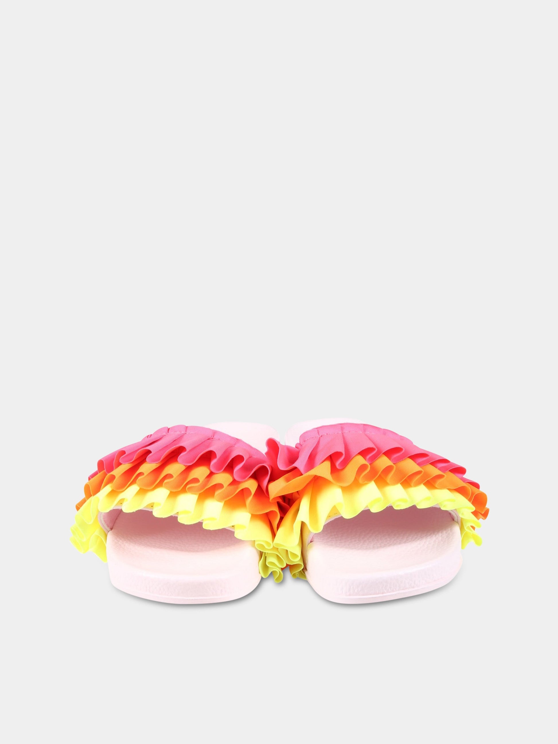 Sandali rosa per bambina con rouches,Billieblush,U19290 464