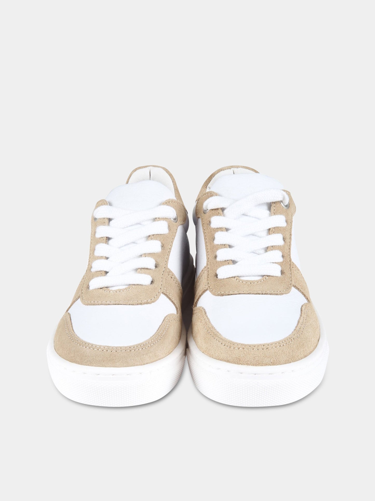 Sneakers bianche per bambino con logo,Hugo Boss,J29285 10B