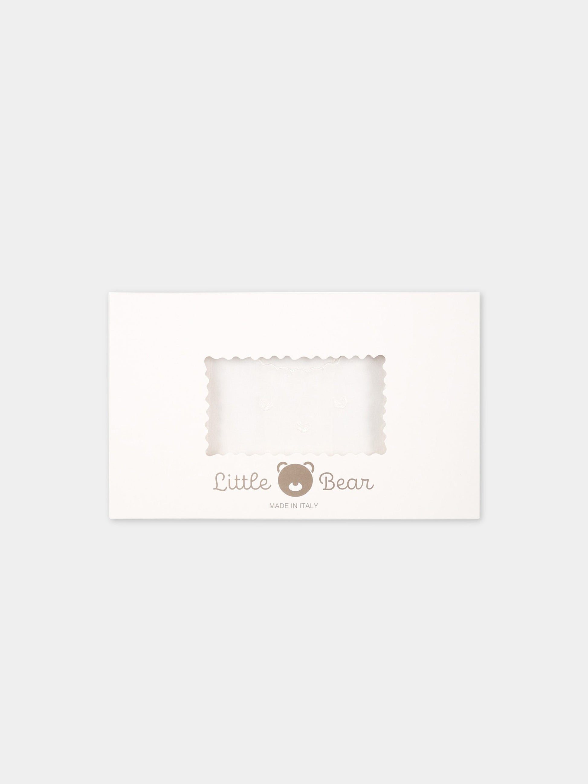 Camicia della fortuna avorio con cuori,Little Bear,CUORI BIANCO