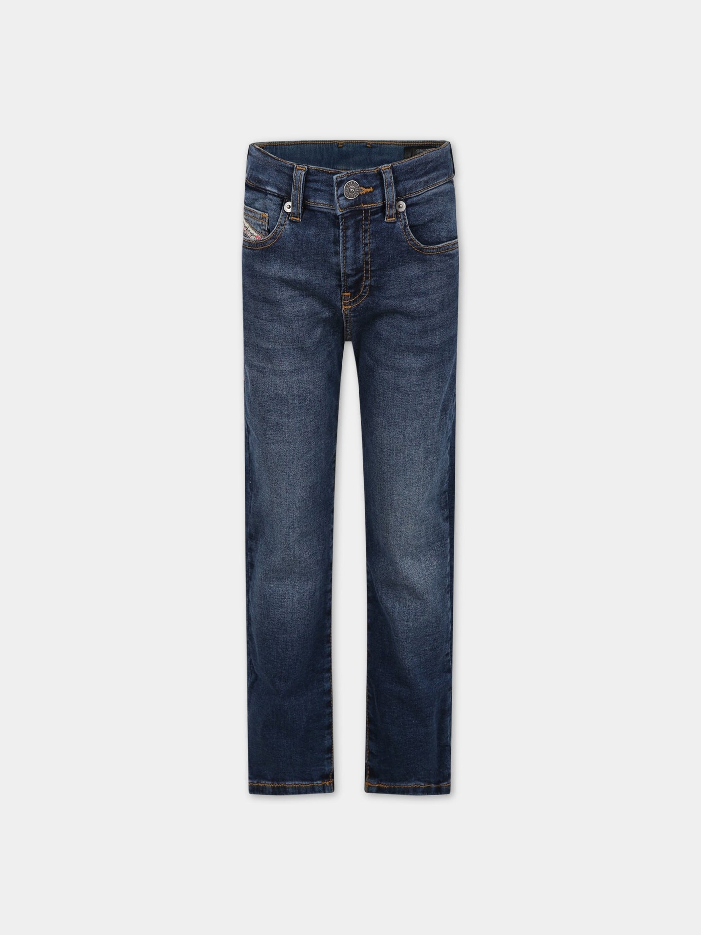 Jeans blu per bambino con logo,Diesel,J00809 KXBD1 K01