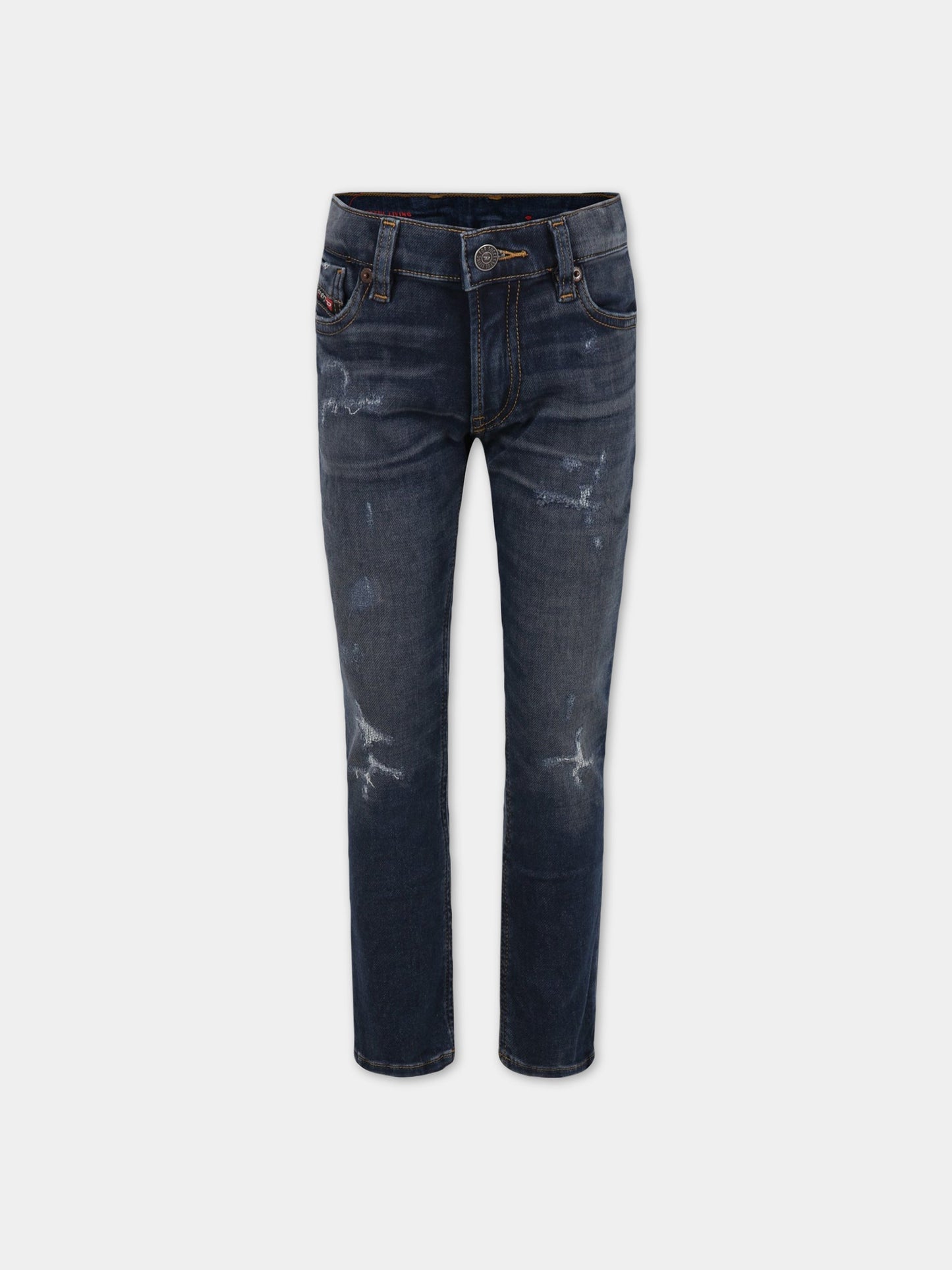 Jeans blu per bambino con logo,Diesel,J00990 KXBC4 K01