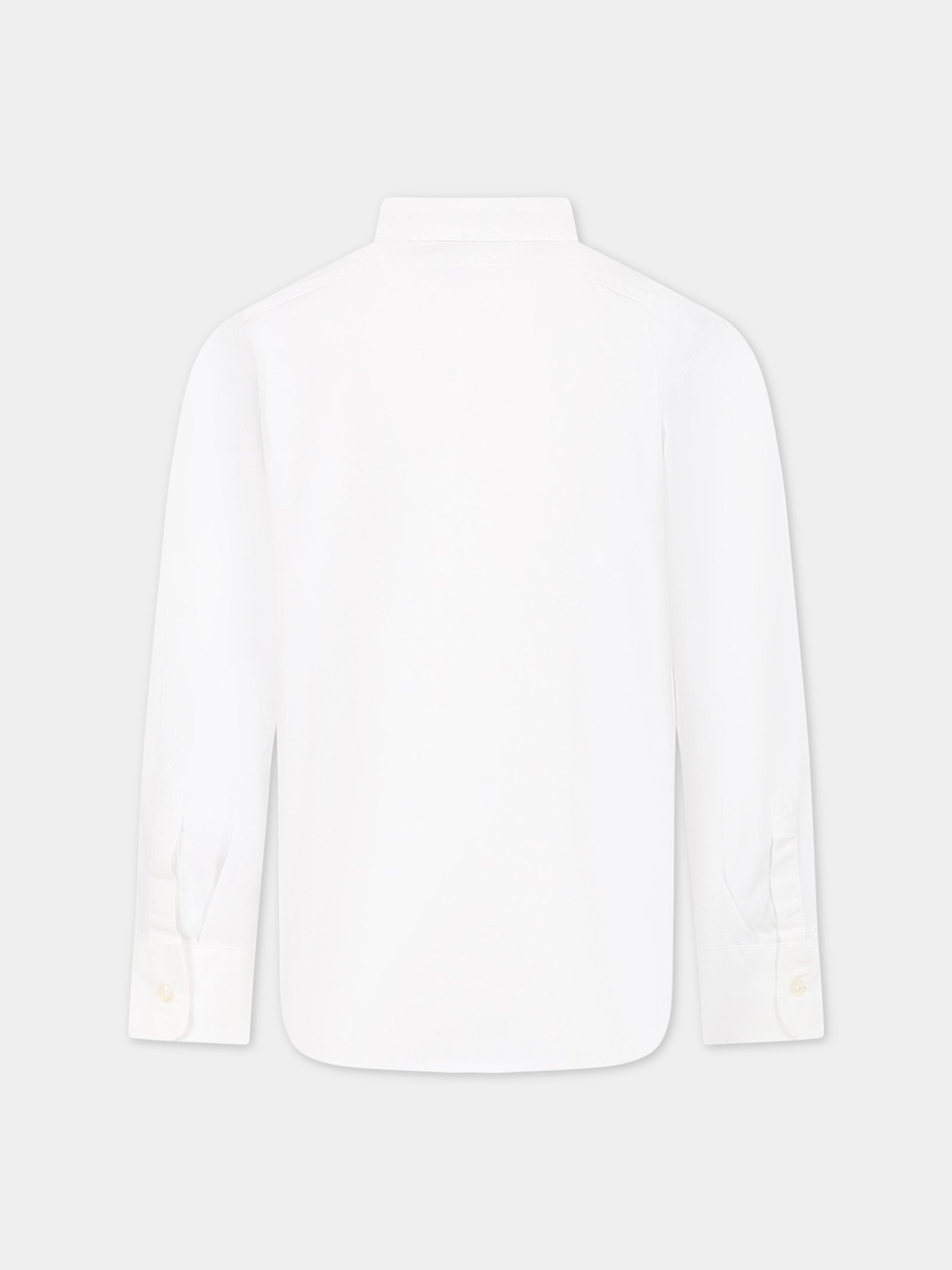 Camicia bianca per bambino con logo,Diesel,J00584 KXBA9 K100