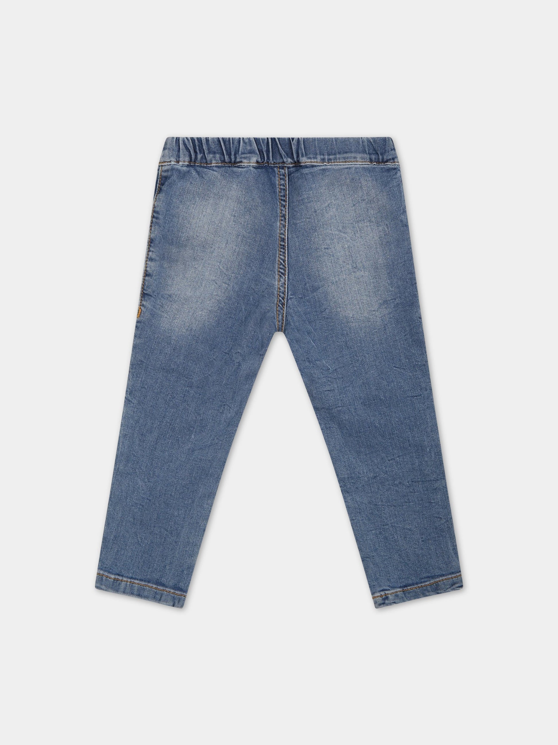 Jeans blu per neonato con logo,Diesel,K00148 KXBCC K01