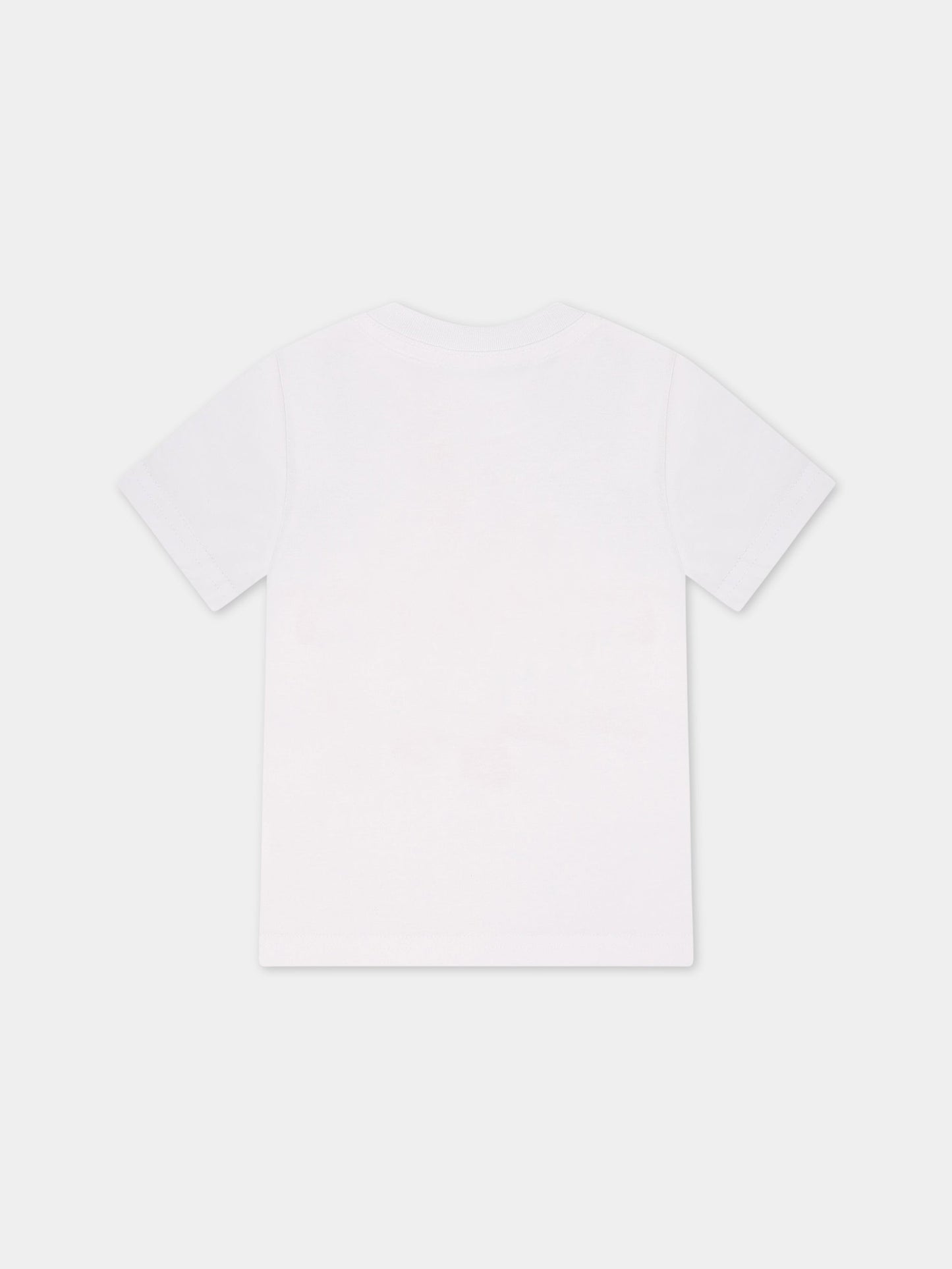 T-shirt bianca per neonato con logo,Dsquared2,DQ0830 D00XM DQ100