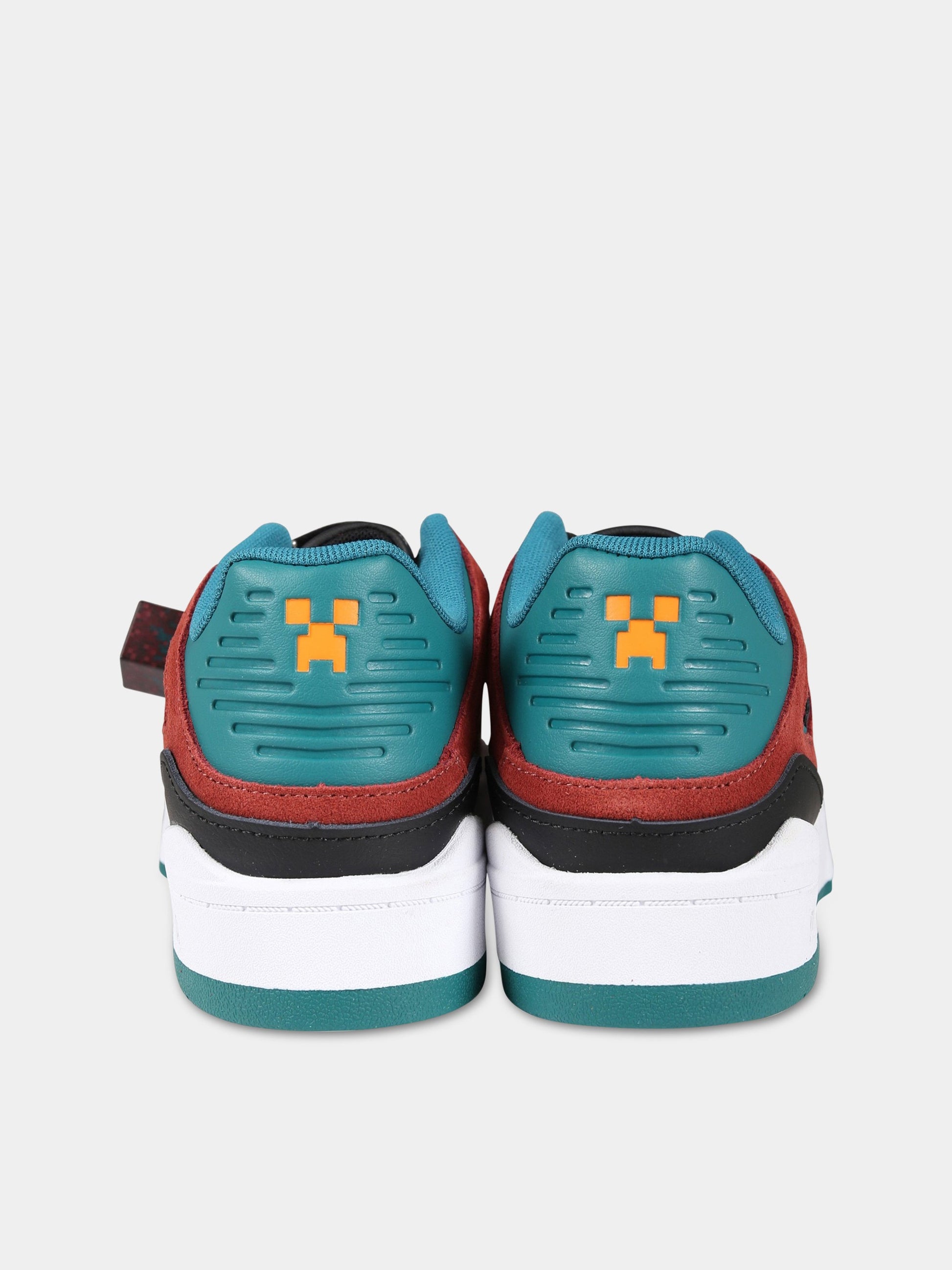 Sneakers multicolor per bambino con logo e stampa Minecraft,Puma,386128 01