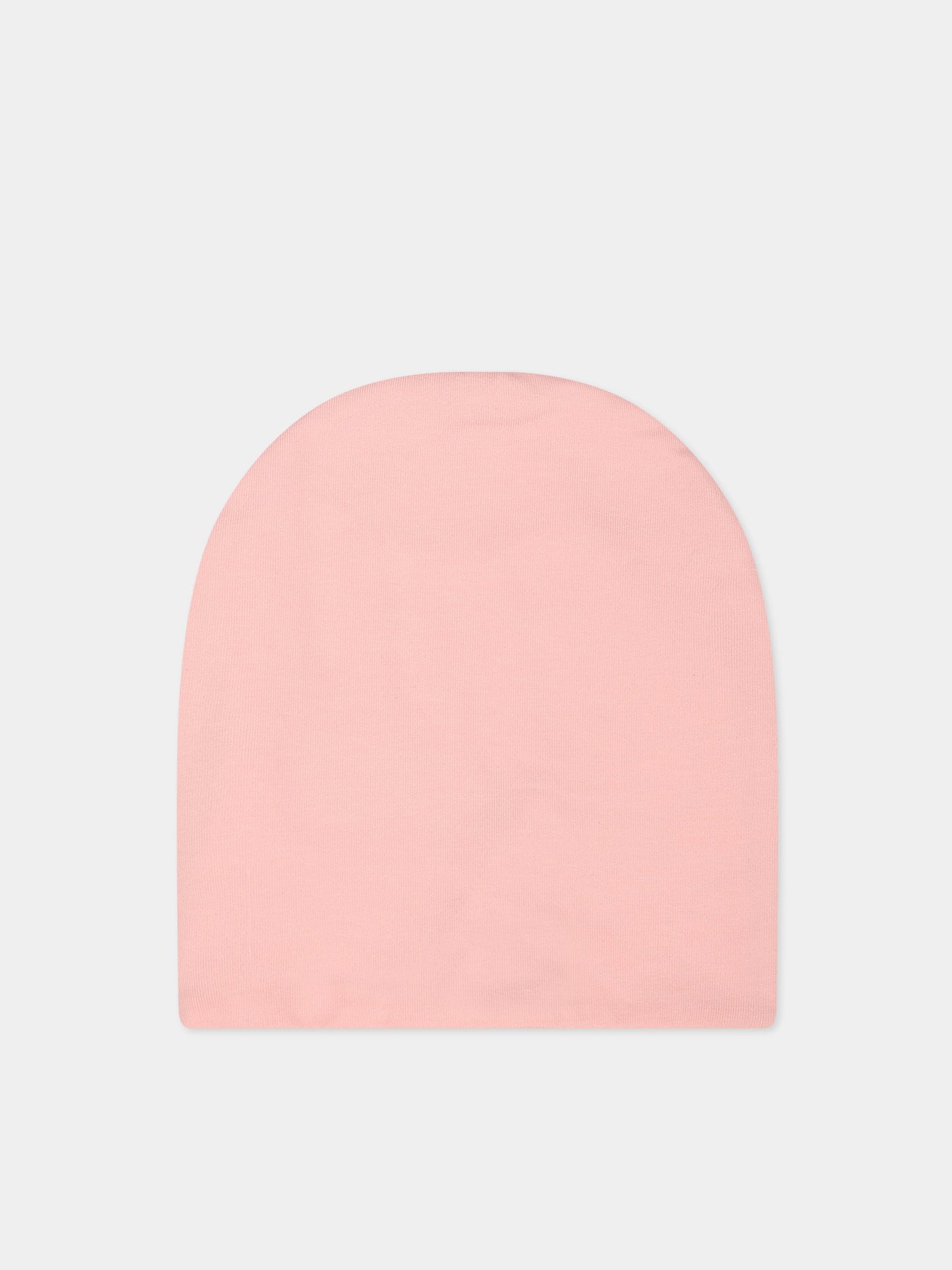 Cappello rosa per neonata con Teddy Bear e logo,Moschino Kids,MNX03N LDA17 50209