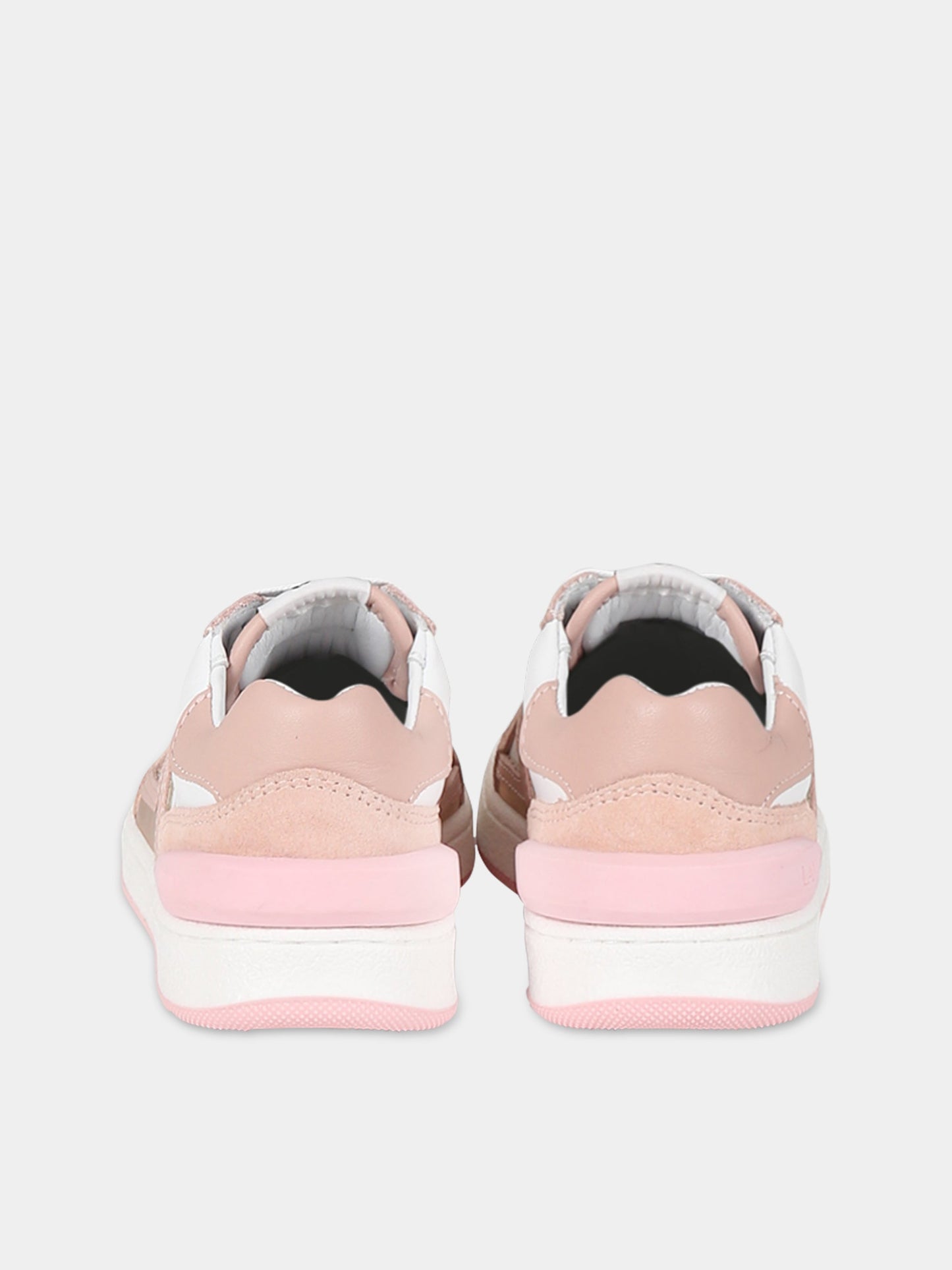 Sneakers rosa per bambina con logo,Lanvin Petite,N19040 471