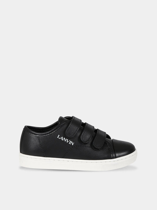 Sneakers nere per bambini con logo,Lanvin Petite,N29027 09B