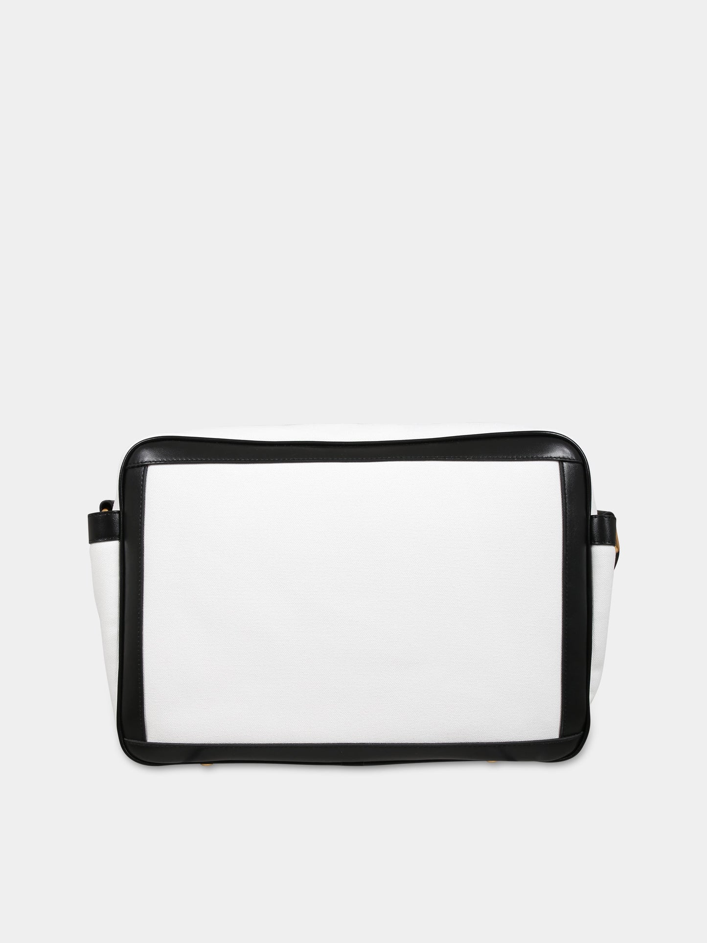 Borsa-mamma bianca per neonati con logo,Balmain Kids,BS0608 Z0042 100