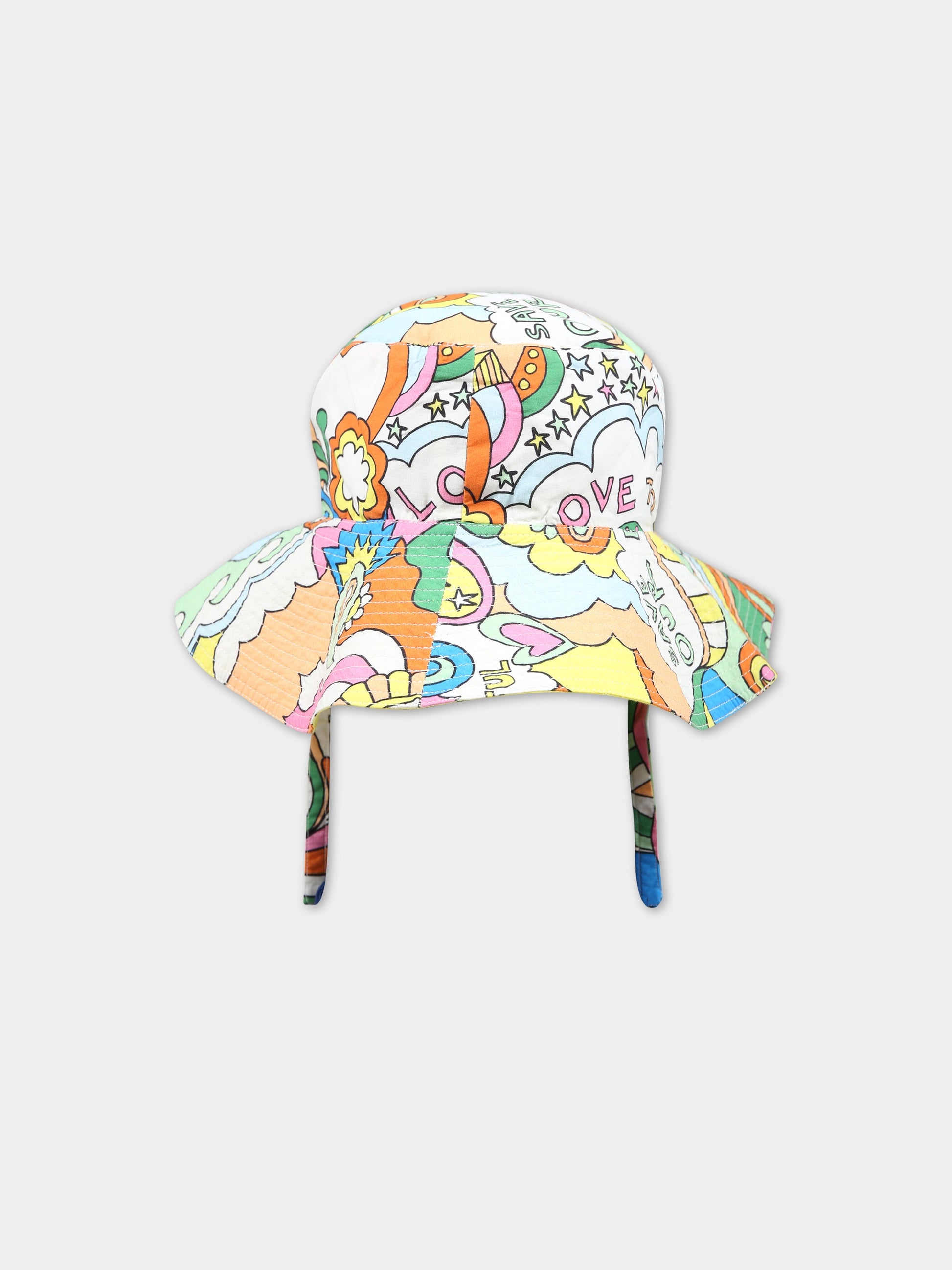 Cloche multicolor per bambini con vortici e chitarre,Stella Mccartney Kids,TS0007 Z0888 101MC